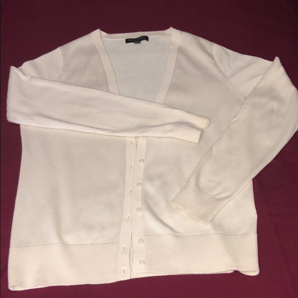 Off white cardigan, size M